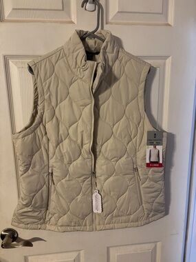 Free Country Cream Quilted Puffer Vest - Women's